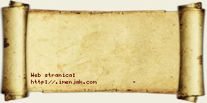 Novak Bzenić vizit kartica